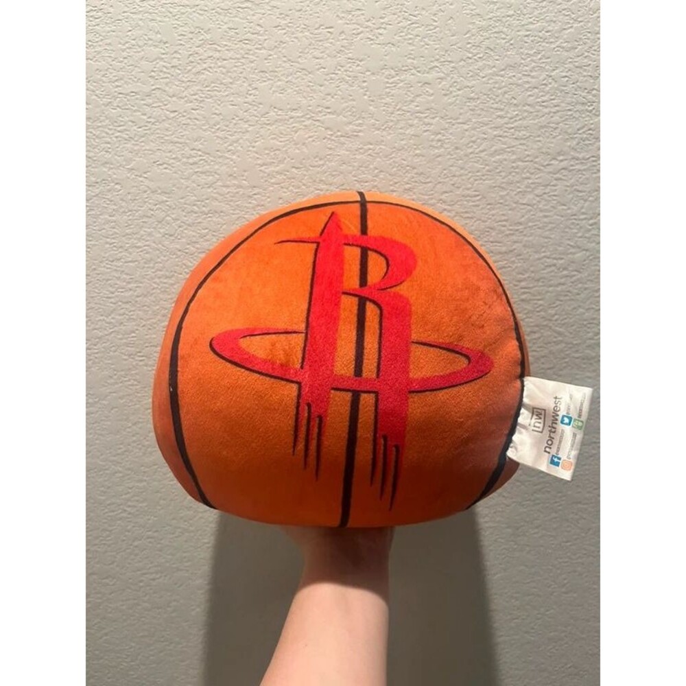 Northwest Houston Rockets large basketball plushie pillow very soft